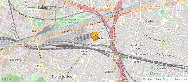 localisation de l'entreprise MONSIEUR GEORGES MASSON à NOISY-LE-SEC