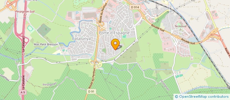 localisation de l'entreprise MONSIEUR GEORGES MATEO  PERPIGNAN