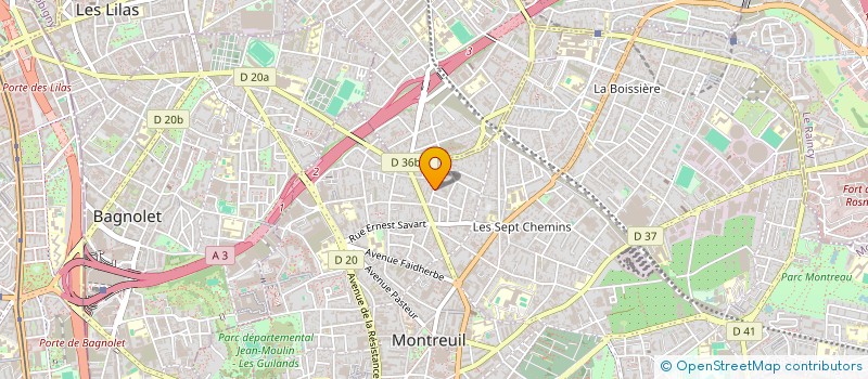 localisation de l'entreprise MONSIEUR GEORGES MATHIS à MONTREUIL