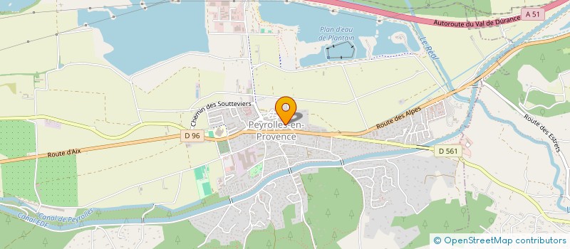 localisation de l'entreprise MONSIEUR GEORGES MAUREL  PEYROLLES-EN-PROVENCE