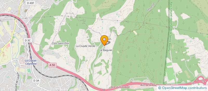 localisation de l'entreprise MONSIEUR GEORGES MAUREY  LA CIOTAT