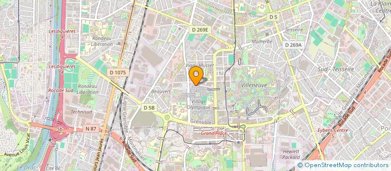 localisation de l'entreprise MONSIEUR GEORGES MAYALI  GRENOBLE