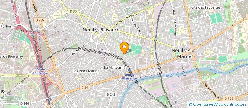 localisation de l'entreprise MONSIEUR GEORGES MEDINA  NEUILLY PLAISANCE