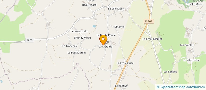 localisation de l'entreprise MONSIEUR GEORGES MEGRET à PLOUGUENAST-LANGAST