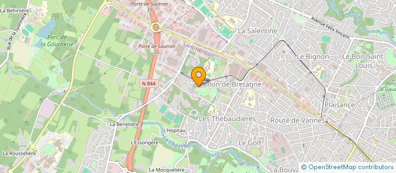 localisation de l'entreprise MONSIEUR GEORGES MEIGNEN à SAINT-HERBLAIN