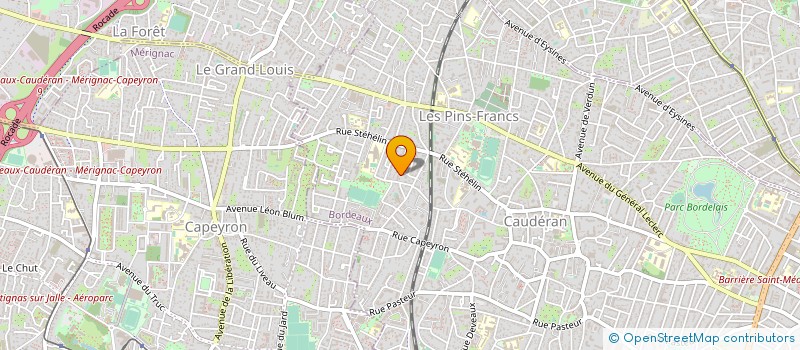 localisation de l'entreprise MONSIEUR GEORGES MEILLACQ à BORDEAUX