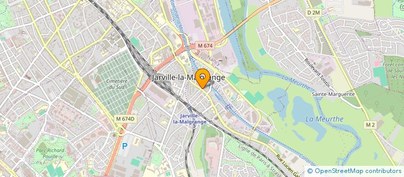 localisation de l'entreprise MONSIEUR GEORGES MELON  JARVILLE-LA-MALGRANGE