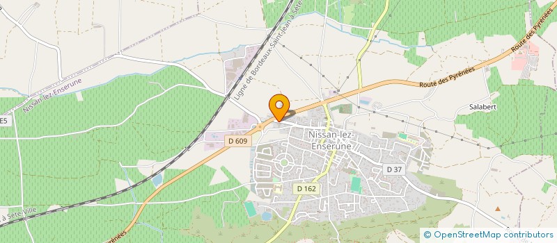 localisation de l'entreprise MONSIEUR GEORGES MENDONCA  NISSAN-LEZ-ENSERUNE