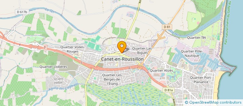 localisation de l'entreprise MONSIEUR GEORGES MENTOR  CANET-EN-ROUSSILLON