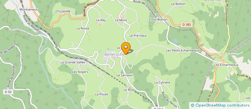 localisation de l'entreprise MONSIEUR GEORGES MERCIER à BELMONT-DE-LA-LOIRE