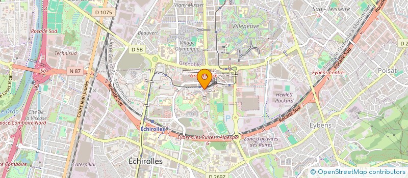 localisation de l'entreprise MONSIEUR GEORGES MERCIER à ECHIROLLES