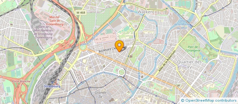 localisation de l'entreprise MONSIEUR GEORGES MERG à STRASBOURG
