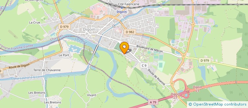 localisation de l'entreprise MONSIEUR GEORGES MERIGOT à DIGOIN
