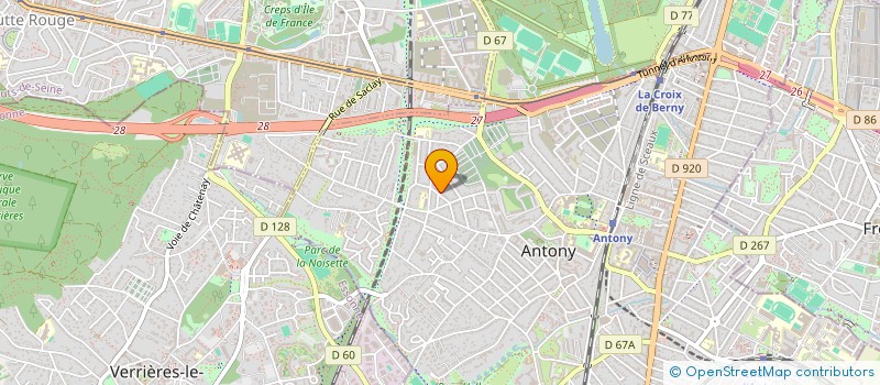 localisation de l'entreprise MONSIEUR GEORGES MERILLON à ANTONY