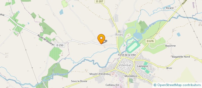 localisation de l'entreprise MONSIEUR GEORGES MERLE  MAZIERES-NARESSE