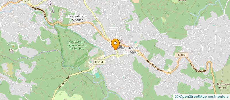 localisation de l'entreprise MONSIEUR GEORGES MERLE  ROQUEFORT-LES-PINS