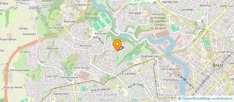localisation de l'entreprise MONSIEUR GEORGES MERRIEN à BREST