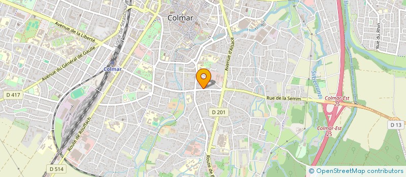 localisation de l'entreprise MONSIEUR GEORGES METIN  COLMAR