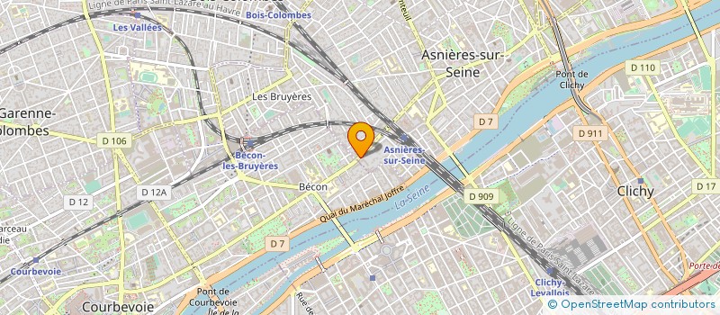 localisation de l'entreprise MONSIEUR GEORGES METIVIER à ASNIERES-SUR-SEINE