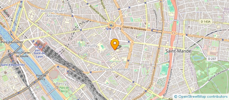 localisation de l'entreprise MONSIEUR GEORGES MEUNIER à PARIS