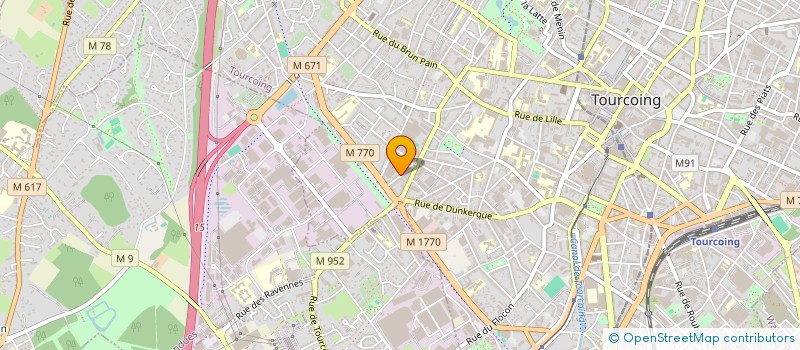 localisation de l'entreprise MONSIEUR GEORGES MEURICE  TOURCOING