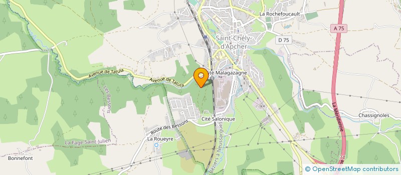 localisation de l'entreprise MONSIEUR GEORGES MEYNIER  PRUNIERES