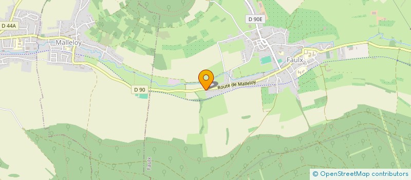 localisation de l'entreprise MONSIEUR GEORGES MICHEL à FAULX