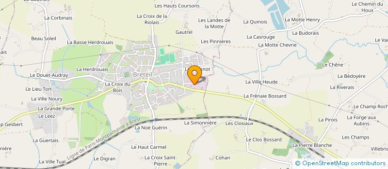 localisation de l'entreprise MONSIEUR GEORGES MICHEL à TALENSAC