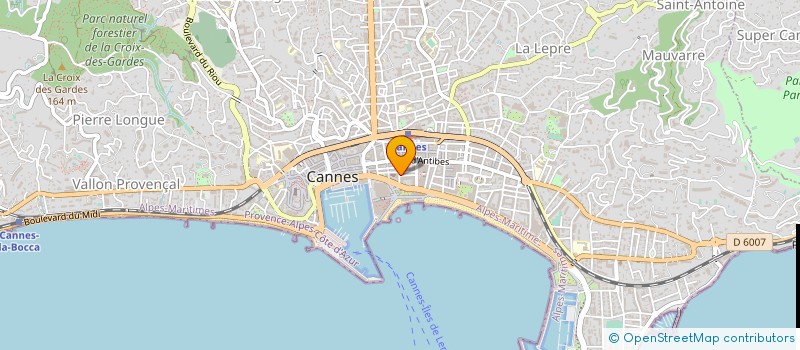 localisation de l'entreprise MONSIEUR GEORGES MICHOU à CANNES