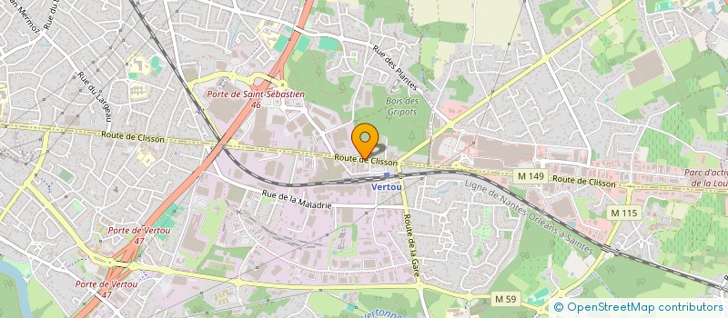 localisation de l'entreprise MONSIEUR GEORGES MIGNOT à SAINT-SEBASTIEN-SUR-LOIRE