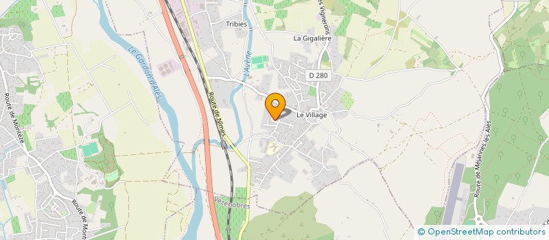 localisation de l'entreprise MONSIEUR GEORGES MILLET  SAINT-HILAIRE-DE-BRETHMAS