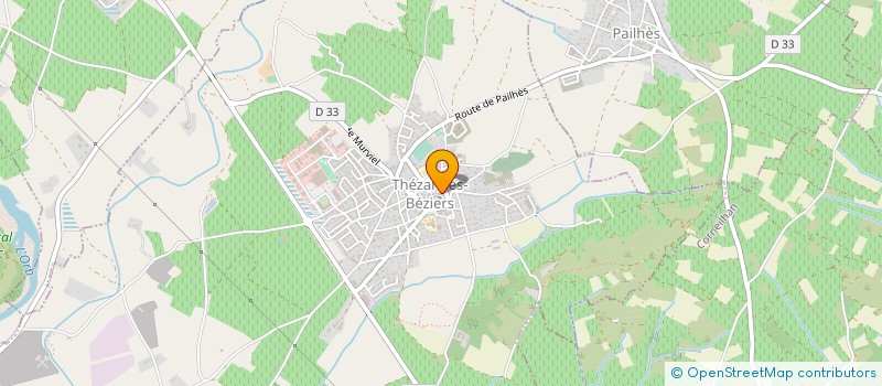 localisation de l'entreprise MONSIEUR GEORGES MIRALVES  THEZAN-LES-BEZIERS