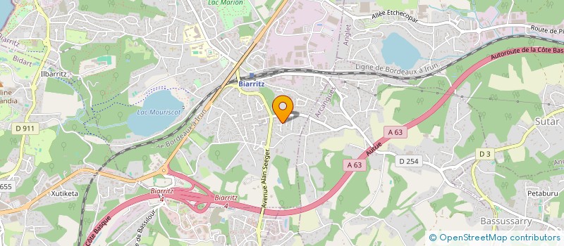 localisation de l'entreprise MONSIEUR GEORGES MIREAUD à BIARRITZ