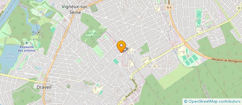 localisation de l'entreprise MONSIEUR GEORGES MITAINE à DRAVEIL
