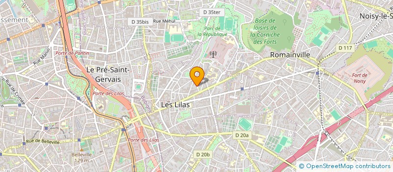 localisation de l'entreprise MONSIEUR GEORGES MOLLA à LES LILAS