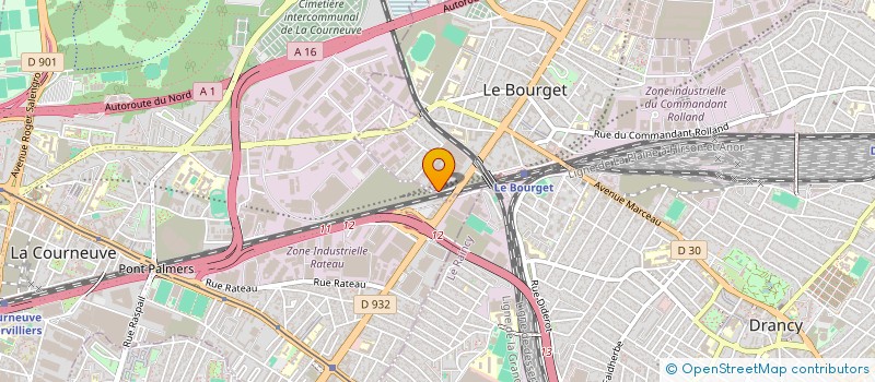 localisation de l'entreprise MONSIEUR GEORGES MOLONGO à LE BOURGET