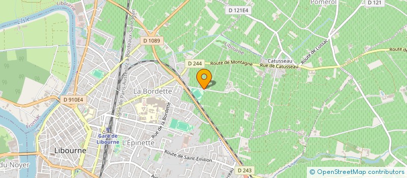 localisation de l'entreprise MONSIEUR GEORGES MONCASSIN à LIBOURNE