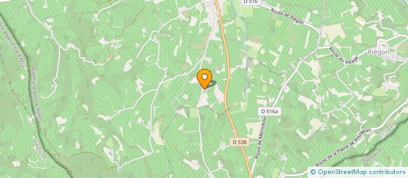 localisation de l'entreprise MONSIEUR GEORGES MONGE  PIEGON