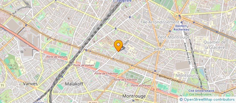 localisation de l'entreprise MONSIEUR GEORGES MONJOLY à PARIS