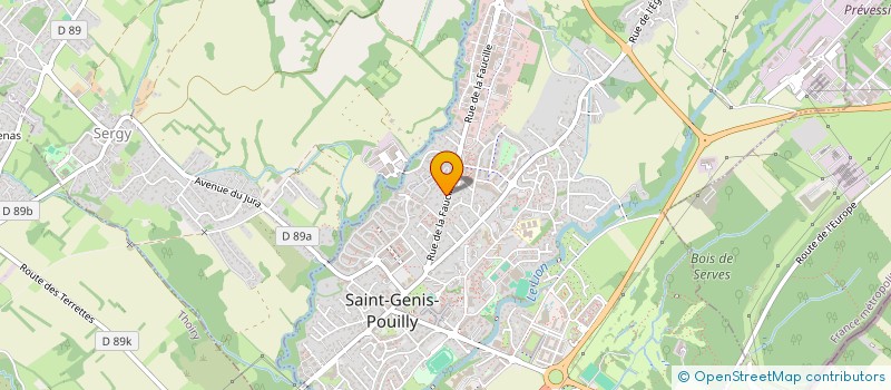 localisation de l'entreprise MONSIEUR GEORGES MORAND  SAINT-GENIS-POUILLY