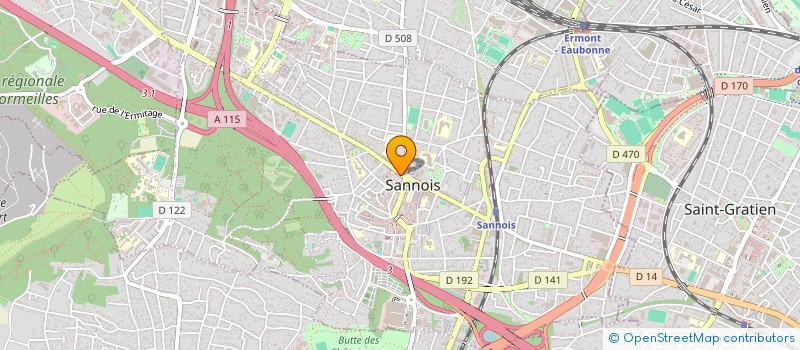 localisation de l'entreprise MONSIEUR GEORGES MORCOS  SANNOIS