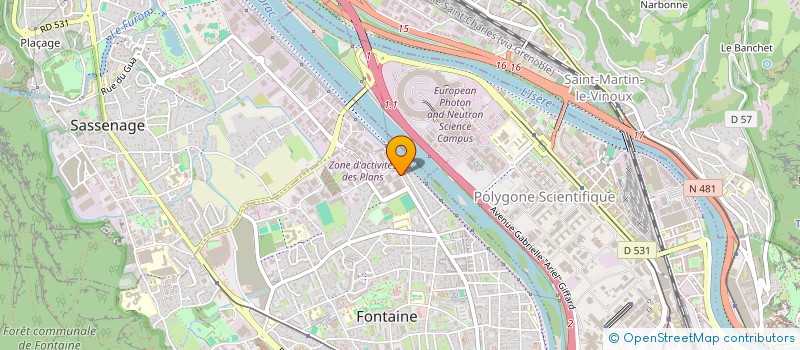 localisation de l'entreprise MONSIEUR GEORGES MOREL  FONTAINE