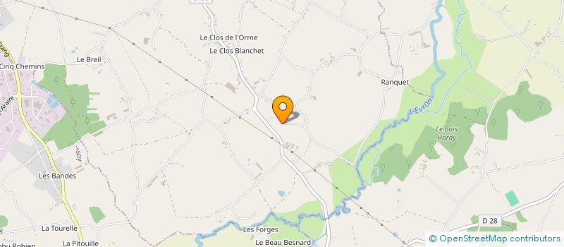 localisation de l'entreprise MONSIEUR GEORGES MORIN  POMMERET