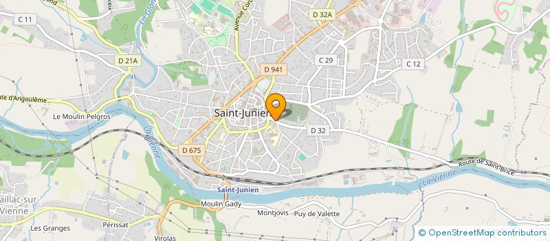localisation de l'entreprise MONSIEUR GEORGES MOROKOWSKI à SAINT-JUNIEN
