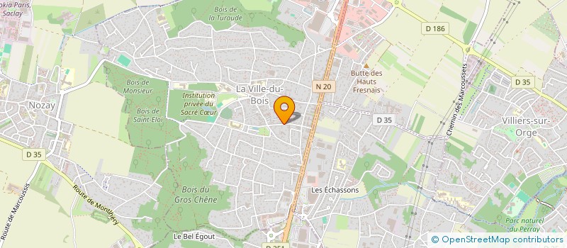 localisation de l'entreprise MONSIEUR GEORGES MOSDINE à LA VILLE-DU-BOIS