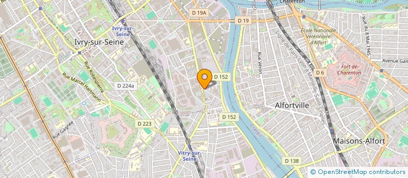 localisation de l'entreprise MONSIEUR GEORGES MOTZ  VITRY-SUR-SEINE