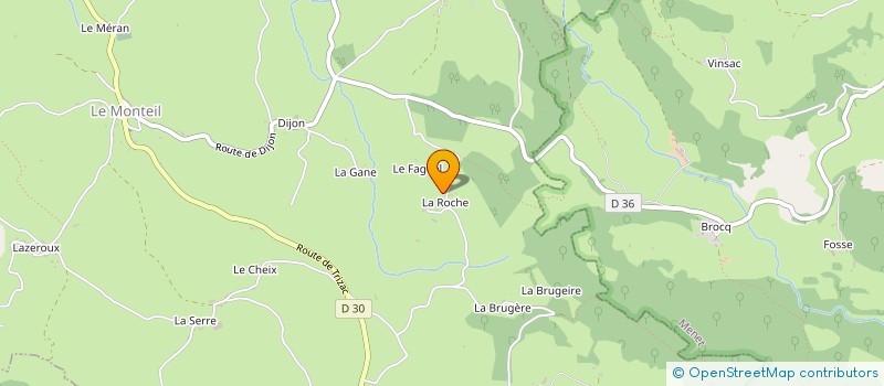 localisation de l'entreprise MONSIEUR GEORGES MOULIER à AUZERS