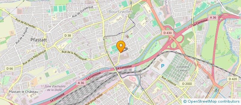 localisation de l'entreprise MONSIEUR GEORGES MOURMAND  MULHOUSE