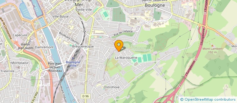 localisation de l'entreprise MONSIEUR GEORGES MOURMAND  SAINT-MARTIN-BOULOGNE