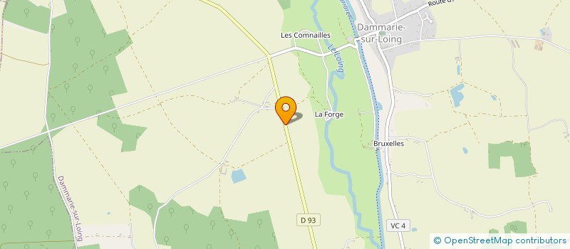 localisation de l'entreprise MONSIEUR GEORGES MULLER à DAMMARIE-SUR-LOING